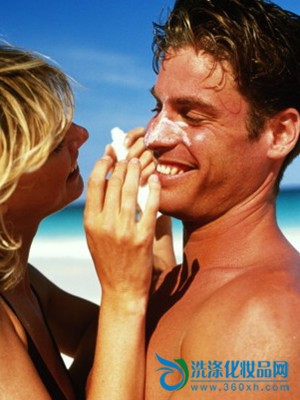 How do men choose sunscreen products?