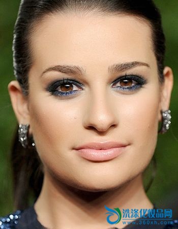 European beauty star red carpet makeup