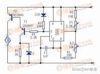 Simple motor speed control circuit