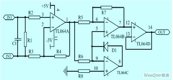 Residual current detection circuit