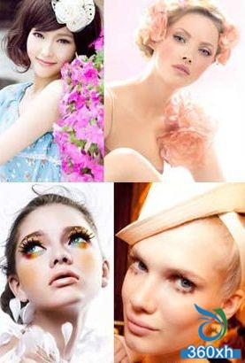 Light mature woman makeup