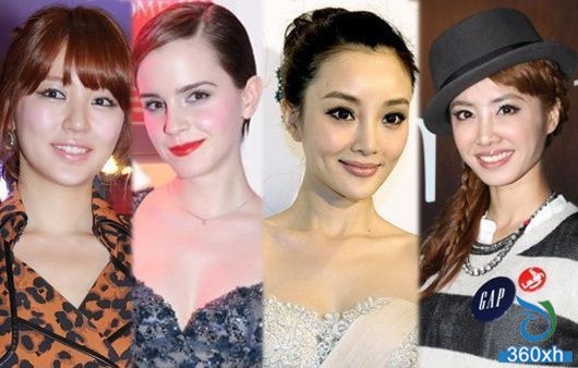 Five actresses