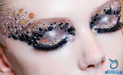 Advanced show eye makeup