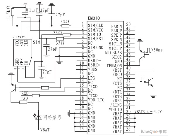 EM310 interface circuit