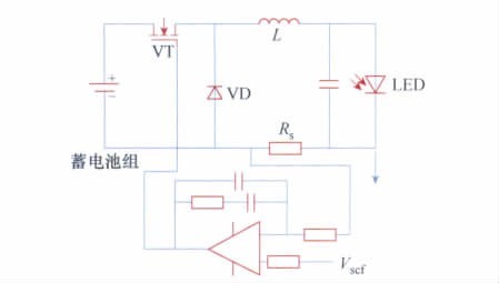 Figure 3 LED constant current control circuit