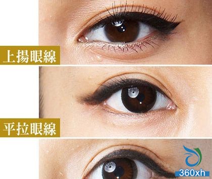 Finish your eyeliner, draw sharp eye makeup