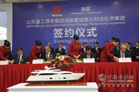 Weichai Group Reorganizes Faraday Group Signing Ceremony