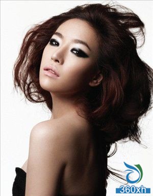 Single line painted eye shape