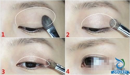 Korean style pear makeup is very attractive