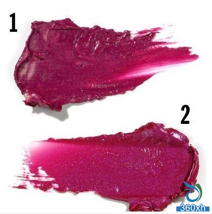 The third makeup match: purple and pink lip gloss