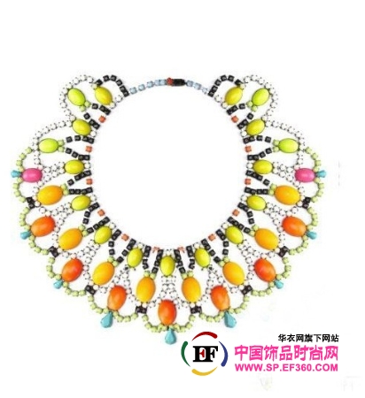 Fluorescent water color jewelry