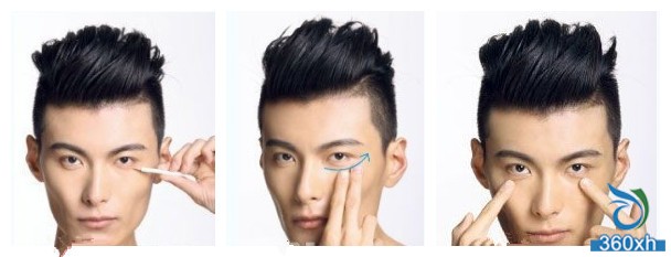 Create a stylish man 1 minute instant concealer