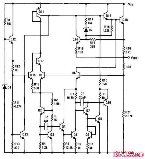 78XX internal circuit diagram