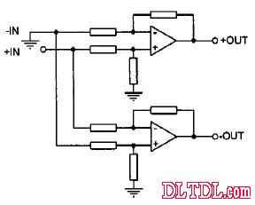 Unbalanced input signal diagram