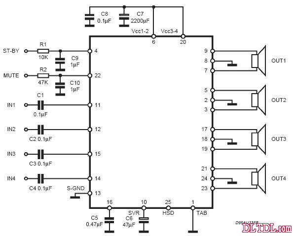 Typical circuit diagram