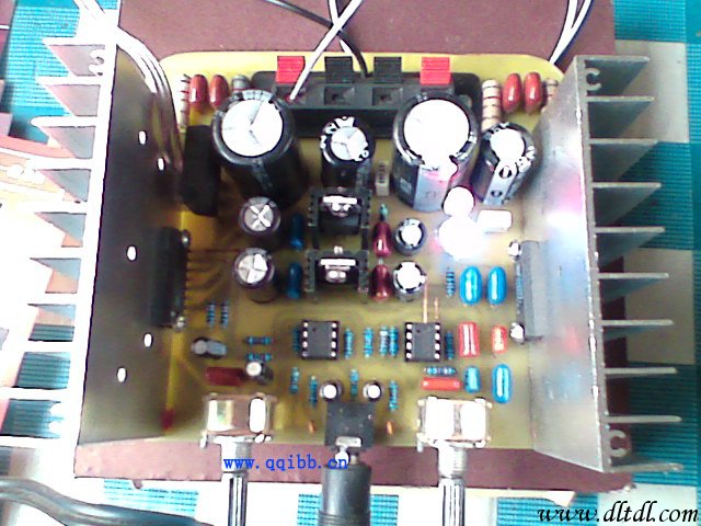 TDA1521 power amplifier circuit board schematic