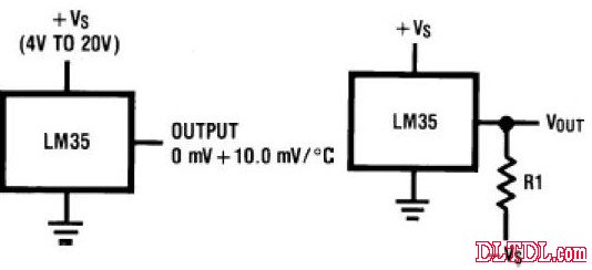 Lm35 temperature sensor Chinese information