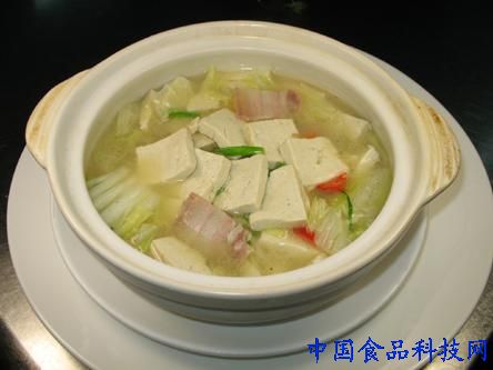 Cabbage stew tofu