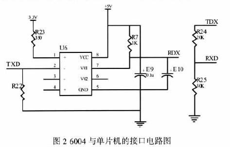 Carbon dioxide detector 6004 and microcontroller interface circuit diagram