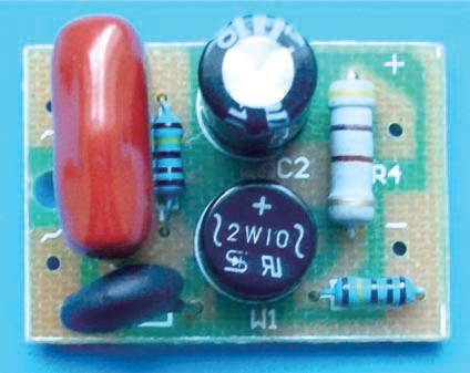 Soldered driver board diagram