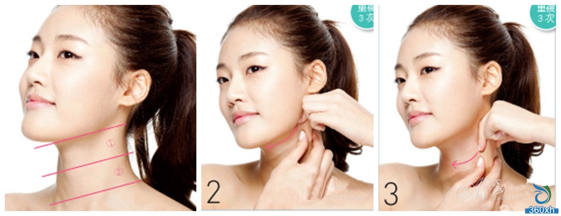 3 minutes face-lifting, create a small face beauty