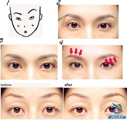 Apply makeup techniques to give your facial features