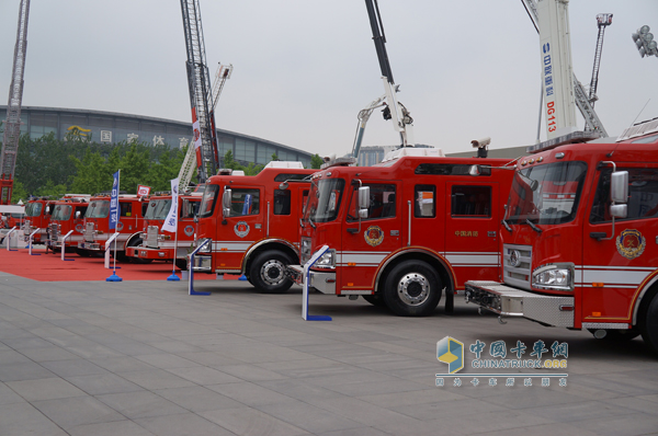 30 Assembled Allison Transmission Fire Trucks