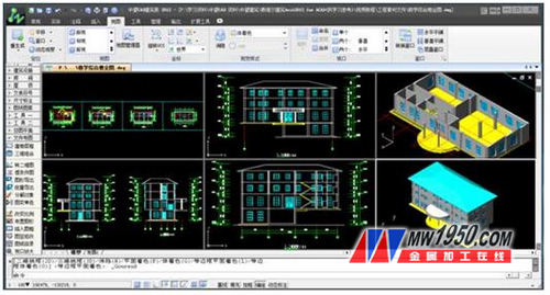 ä¸­æœ›CADå»ºç­‘ç‰ˆç»˜å›¾æ“ä½œç•Œé¢