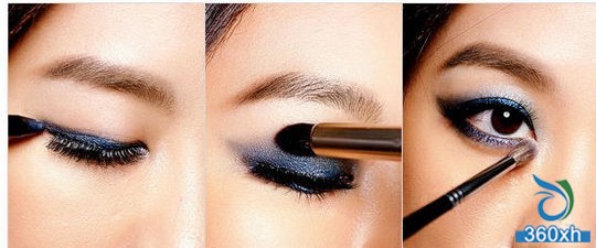 Blue eye makeup makeup é¡ 2013 autumn and winter