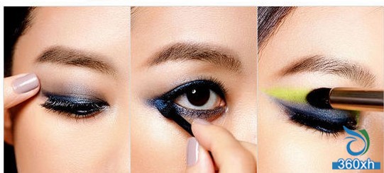 Blue eye makeup makeup é¡ 2013 autumn and winter