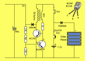 Battery power circuit diagram