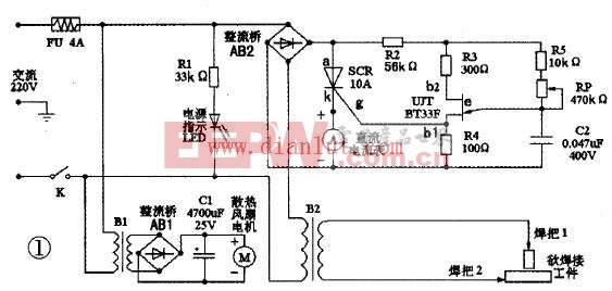 Micro AC welding machine circuit diagram