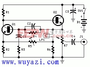 1kHz sine wave generator circuit diagram