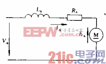 DC motor equivalent circuit