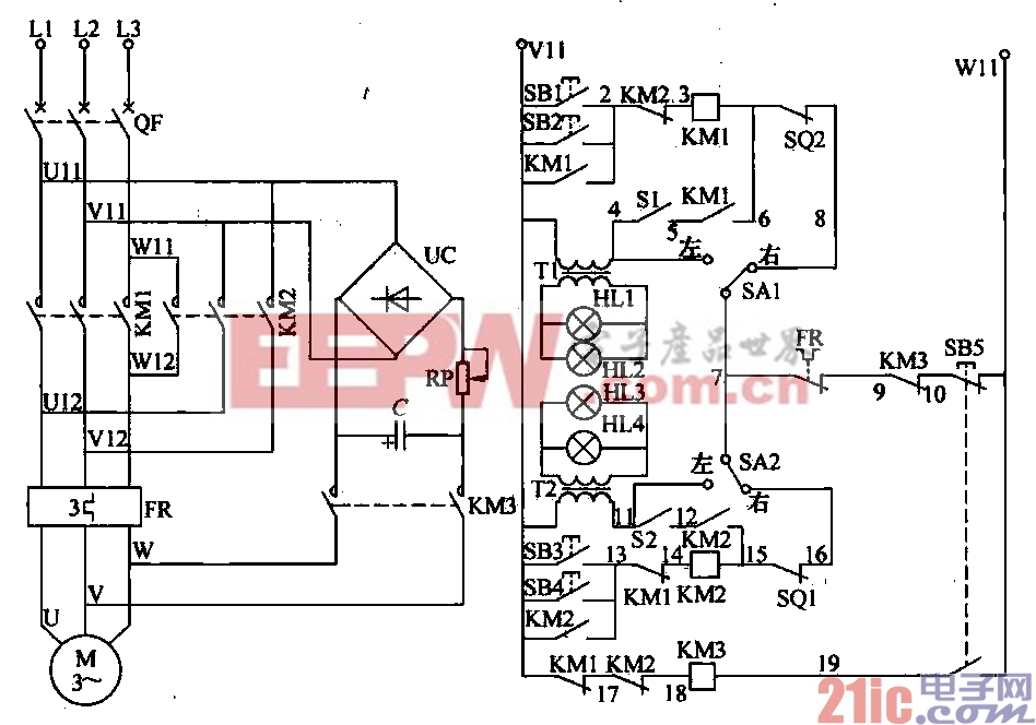 Electric valve motor control circuit