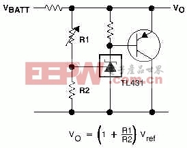 TL431 basic circuit and high precision adjustable DC regulated power supply circuit