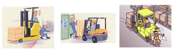 Cost-effective forklift speed limiter Forklift speed-limiting alarm