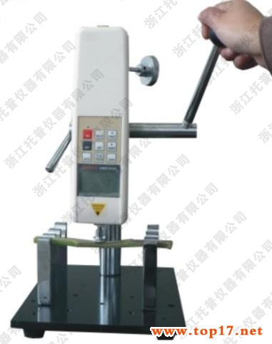 Corn stalk strength meter