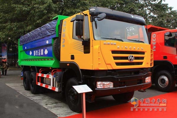 New King Kong slag truck with Iveco bridge