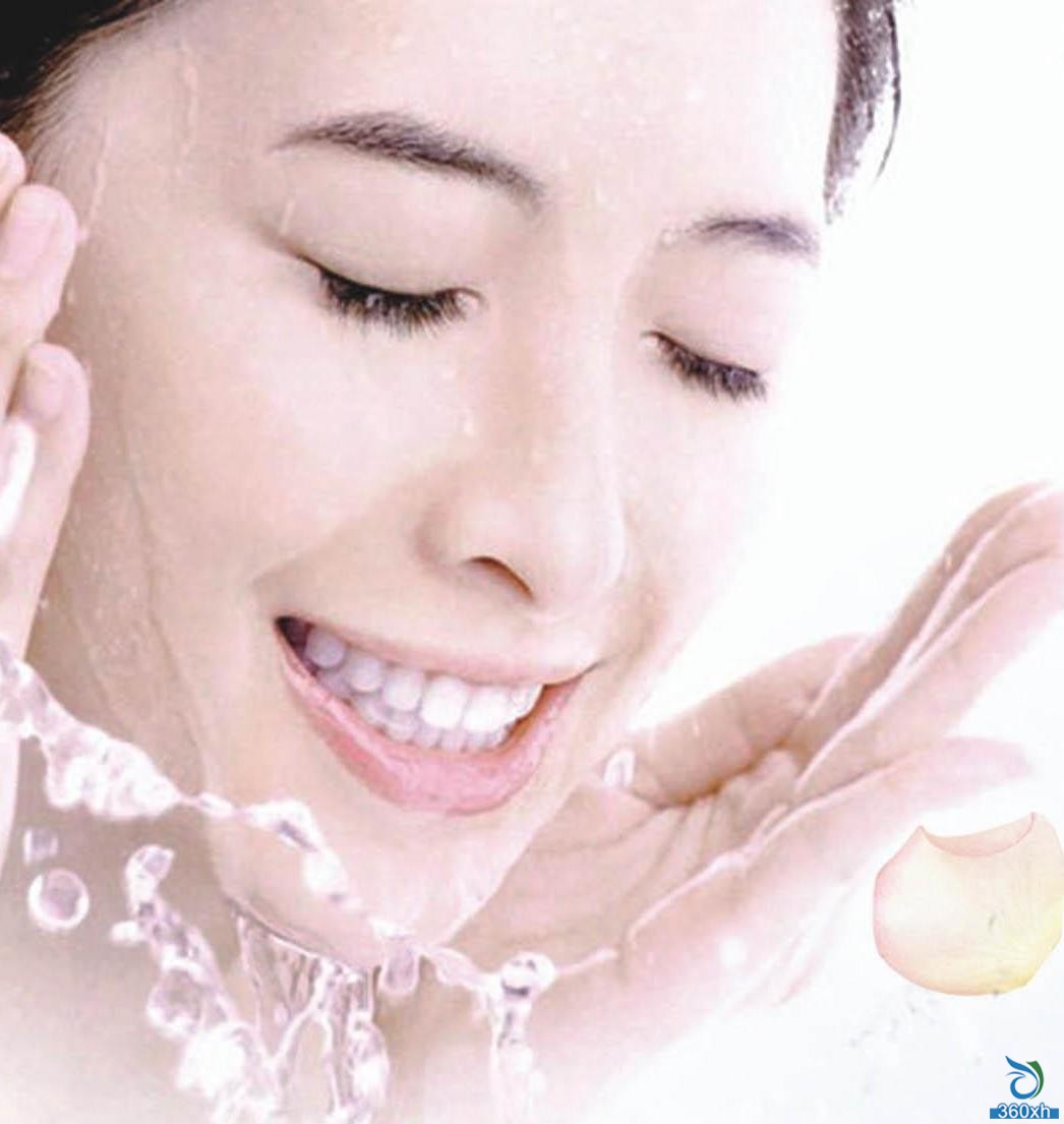 Keep your skin white and tender. Washing your face is key