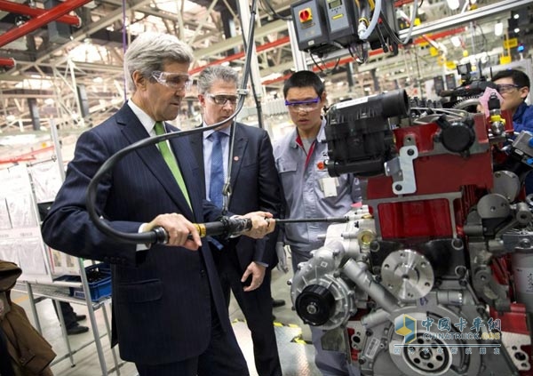 US Secretary of State John Kerry Visits Beijing Foton Cummins Engine Co., Ltd.