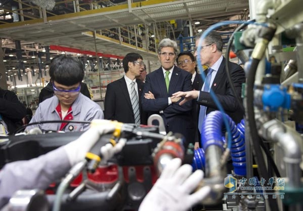 US Secretary of State John Kerry Visits Beijing Foton Cummins Engine Co., Ltd.