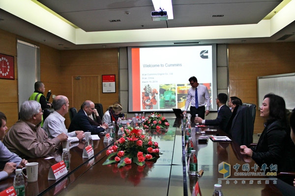 US Congressman Delegation Visits Xi'an Cummins