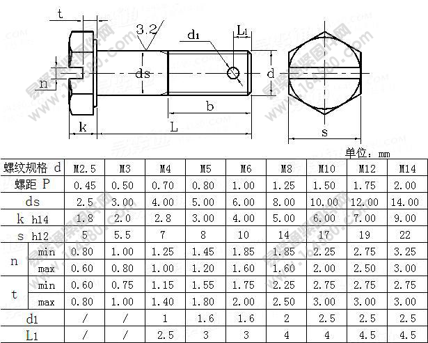 [New] Aerospace Standard HB/QJ: Slotted Hex Head Bolt HB 8035-2002 (Slotted Hex Head Bolt)