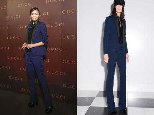 åˆ˜æ¶›çŽ°èº«GUCCIæ–°åº—å¼€å¼ 