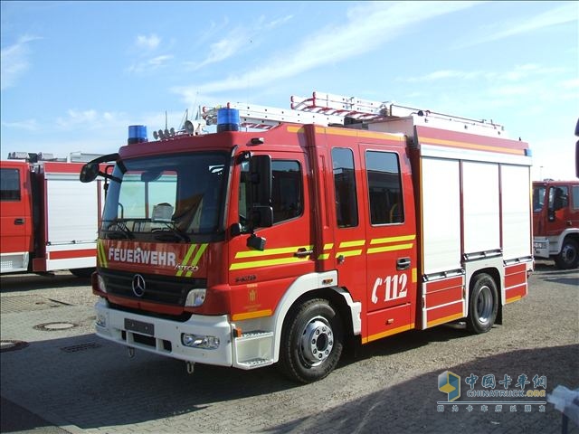 Munich fire truck fitted with Allison 3000 series gearbox with integrated retarder