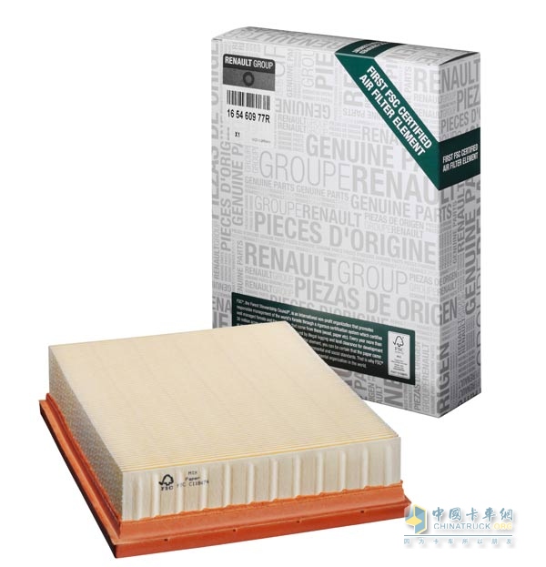 Mannheimer's first FSC certified air filter