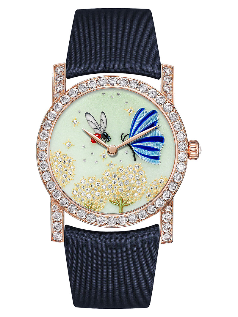 Paris is still the United States introduced the precious watch bee butterfly Jioni watch