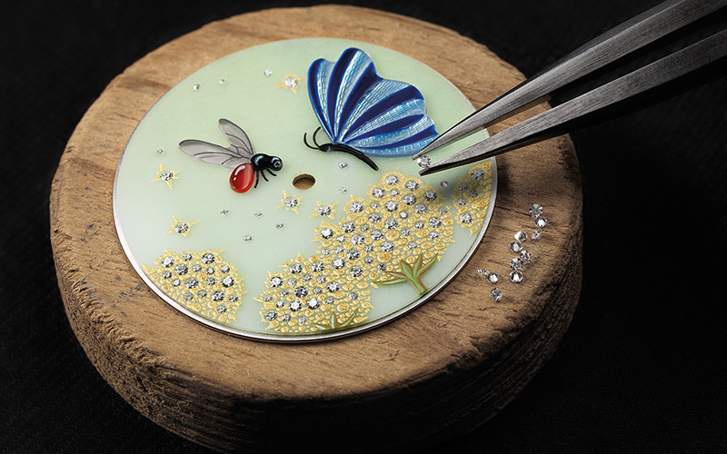 Paris is still the United States introduced the precious watch bee butterfly Jioni watch