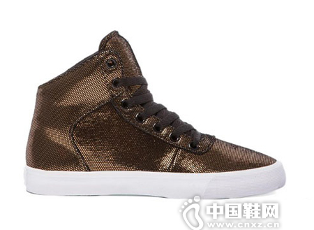 Cuttler Sneaker é‡‘è‰²é«˜å¸®ä¼‘é—²éž‹